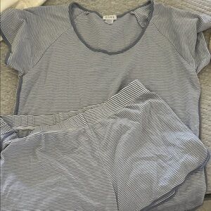 LAKE Striped Women's Pajama Set